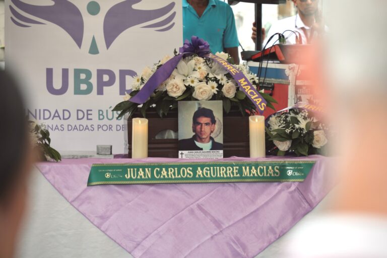 El cuerpo de una víctima que había sido doblemente desaparecida fue entregado por la UBPD y la JEP en Neiva