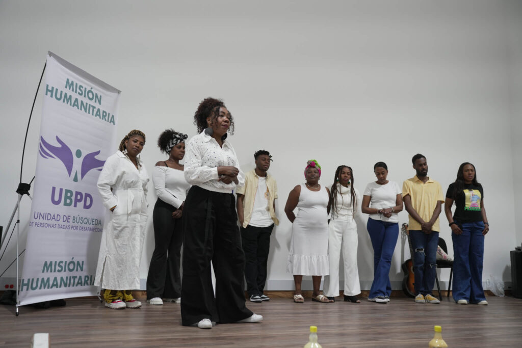 Mujeres afrocolombianas en espacio del Día Internacional de las Mujeres Afrolatinas, Afrocaribeñas y de la Diáspora