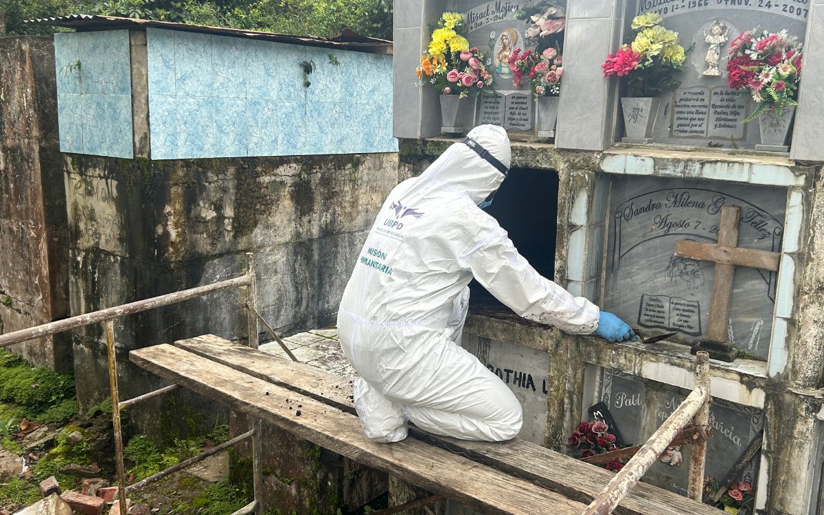 Unidad de Búsqueda recuperó cinco cuerpos no identificados del cementerio de Sácama, Casanare