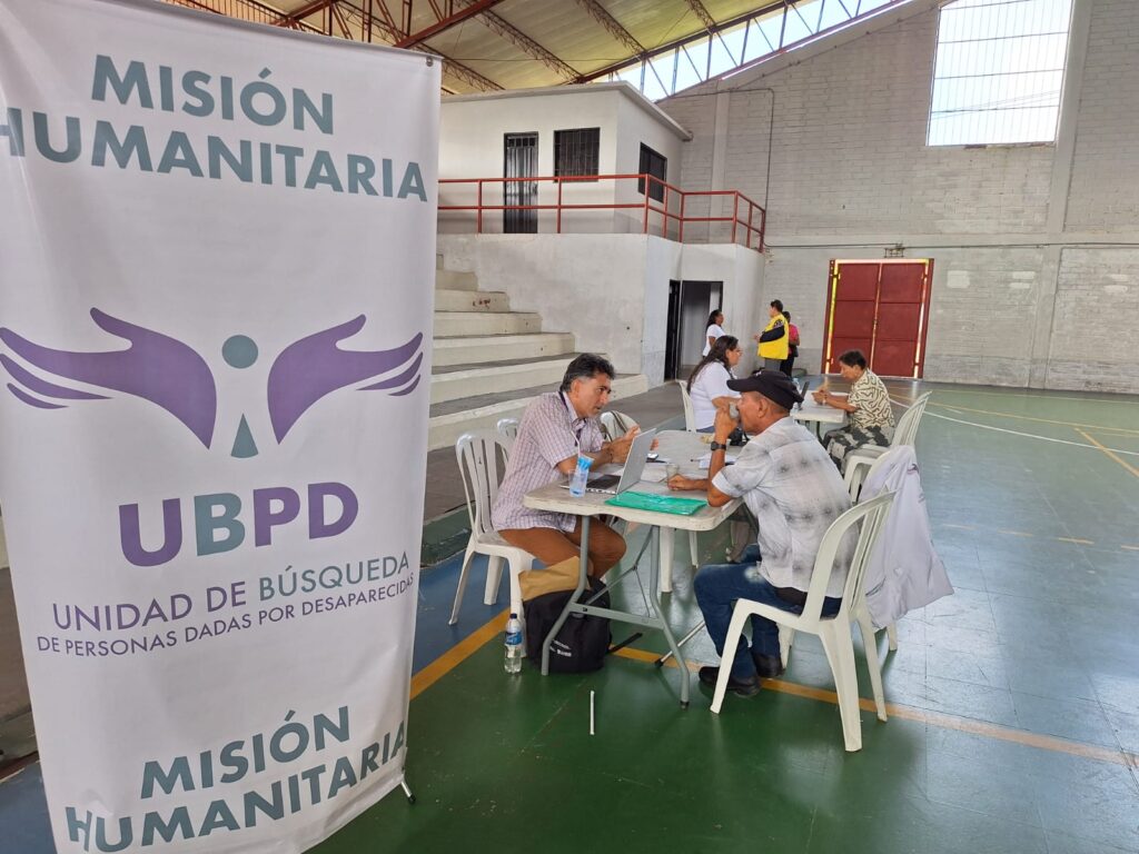 Jornada de toma de muestras de ADN y Pedagogía de la UBPD en Puerto Berrío, en Antioquia