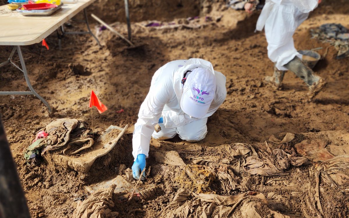 En la tercera intervención al Cementerio de San José de Apartadó, la Unidad de Búsqueda recuperó 29 cuerpos de personas desaparecidas