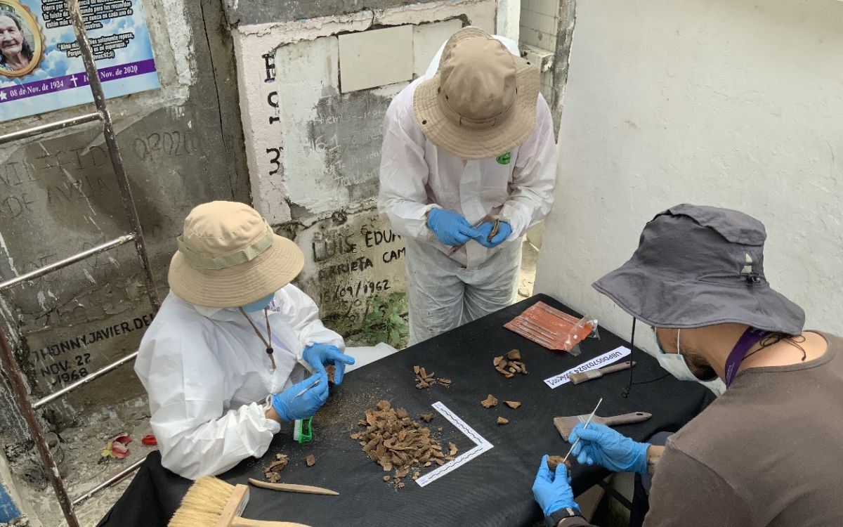 La Unidad de Búsqueda recuperó cuatro cuerpos en intervención al cementerio San Rafael de Fundación