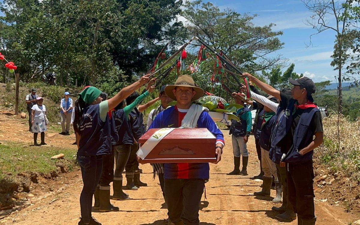 Familias del pueblo Nasa recibieron dignamente los cuerpos de sus seres queridos en Mesetas