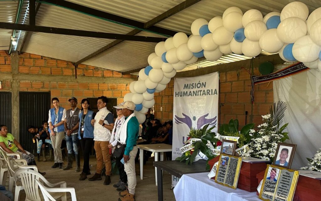 Familias del pueblo Nasa recibieron dignamente los cuerpos de sus seres queridos en Mesetas