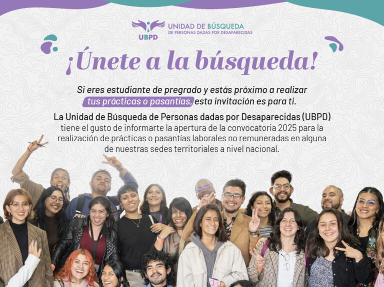 ¿Te interesa hacer tu pasantía o práctica en la Unidad de Búsqueda? Abrimos inscripciones