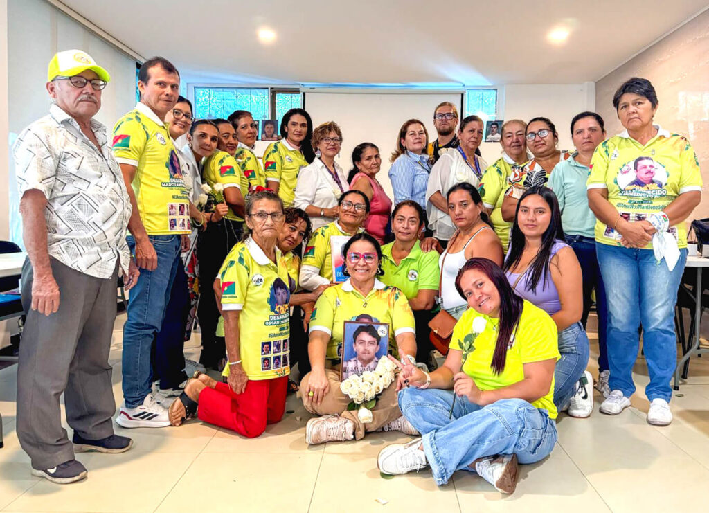Fundación Yovany Quevedo junto a los participantes de la Mesa de trabajo Interinstitucional. Foto: Comunicaciones UBPD.