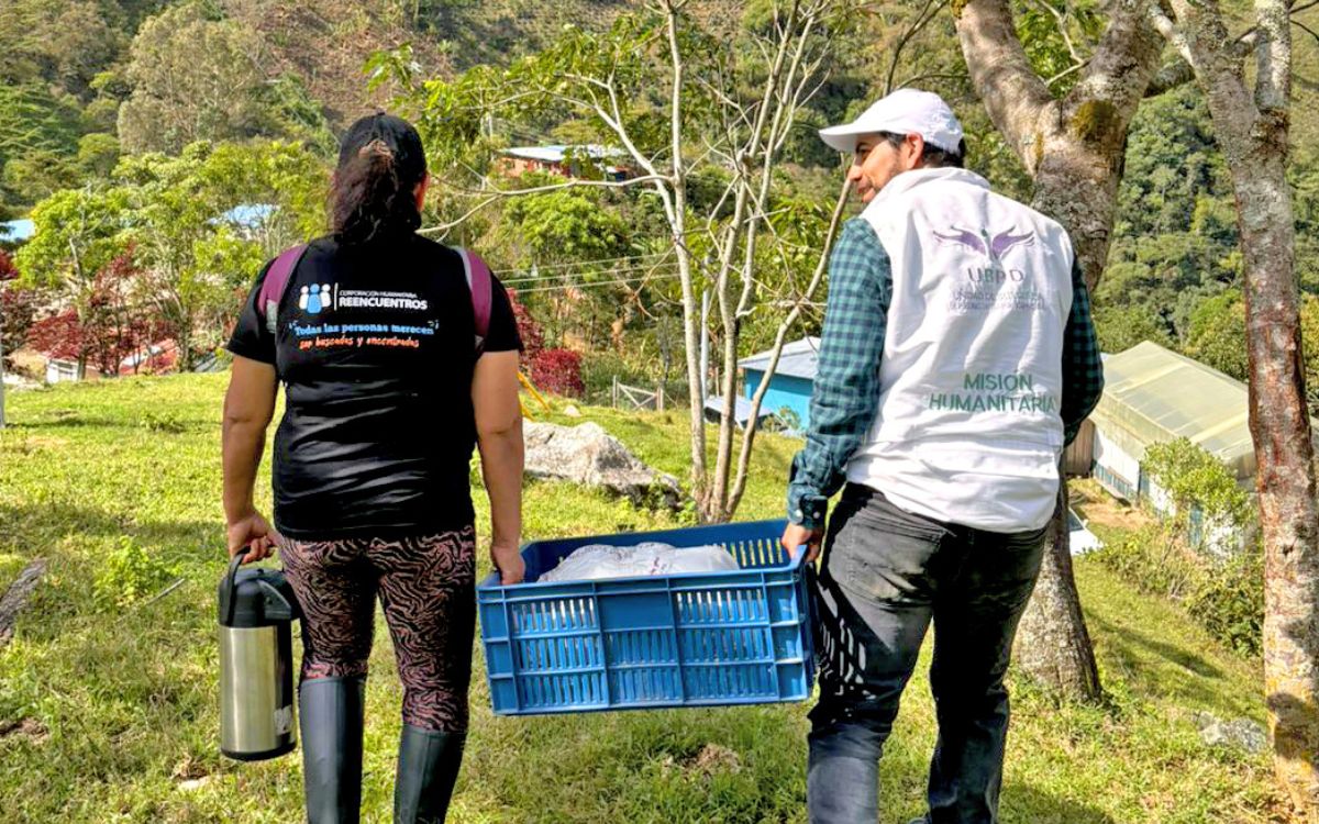 La Corporación Humanitaria Reencuentros y la Unidad de Búsqueda trabajaron en conjunto en la recuperación de un cuerpo en el sur del Tolima