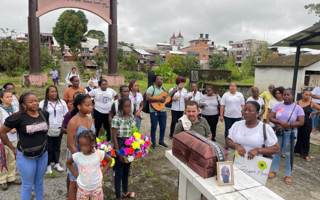 En enero de 2025, el cuerpo de Yeison Mosquera Leudo fue entregado dignamente a su famila y sus allegados en Puerto Meluk, cabecera del municipio de Medio Baudó, en el Chocó.