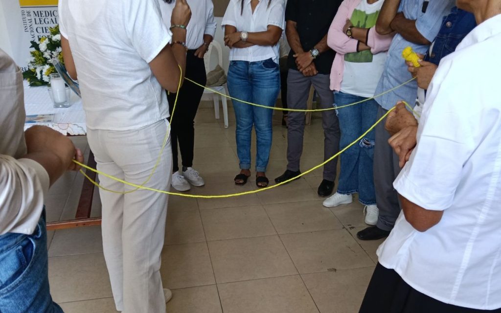 Entrega digna de Claribel en el municipio de Villanueva, en el Cesar. Su cuerpo fue entregado por la Unidad de Búsqueda de Personas dadas por Desaparecidas - UBPD