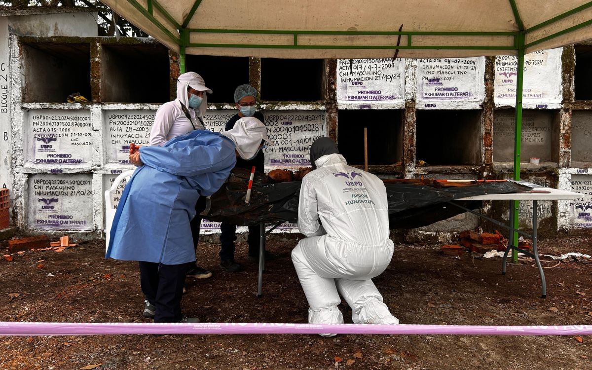 La Unidad de Búsqueda recuperó 45 cuerpos de personas dadas por desaparecidas en Fuentedeoro, Meta