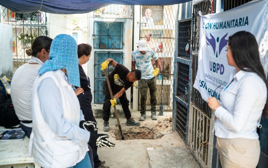 Se recuperan siete cuerpos en el cementerio San Rafael de Fundación, en el Magdalena