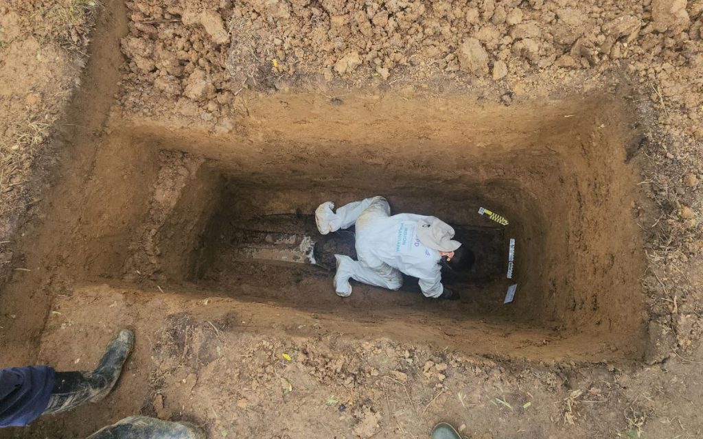 La Unidad de Búsqueda realiza la primera recuperación de un cuerpo en el norte de Urabá