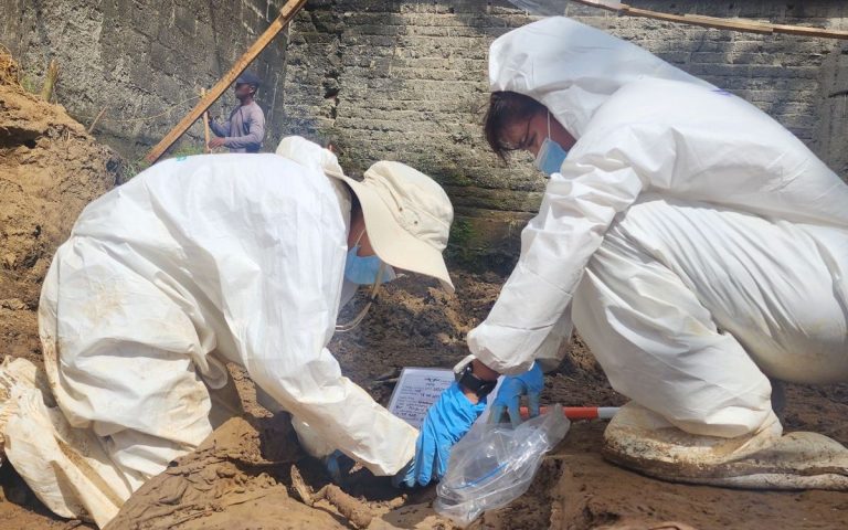 En nueva intervención al Cementerio Central de Apartadó, la Unidad de Búsqueda recuperó 50 cuerpos de posibles personas desaparecidas