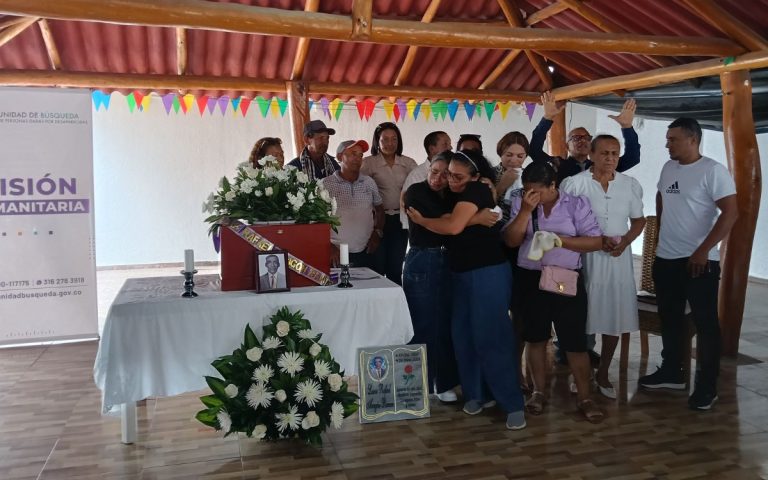 Pese al dolor por la desaparición de Lucas, hoy Grimalda se siente aliviada tras recibir el cuerpo 
