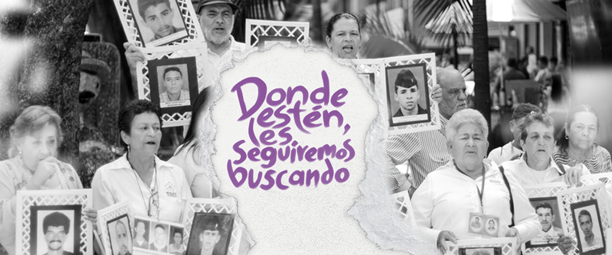 Portada de la exposición Donde estén les seguiremos buscando