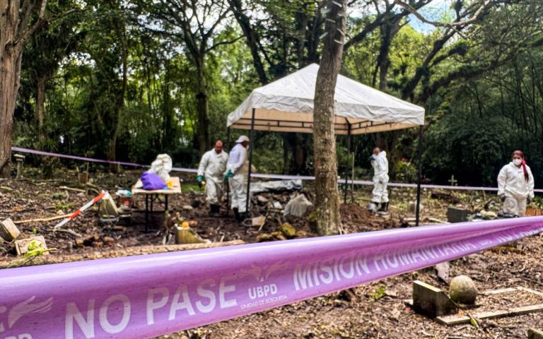 La Unidad de Búsqueda recuperó 17 cuerpos de personas desaparecidas en la segunda intervención al cementerio antiguo de Pitalito