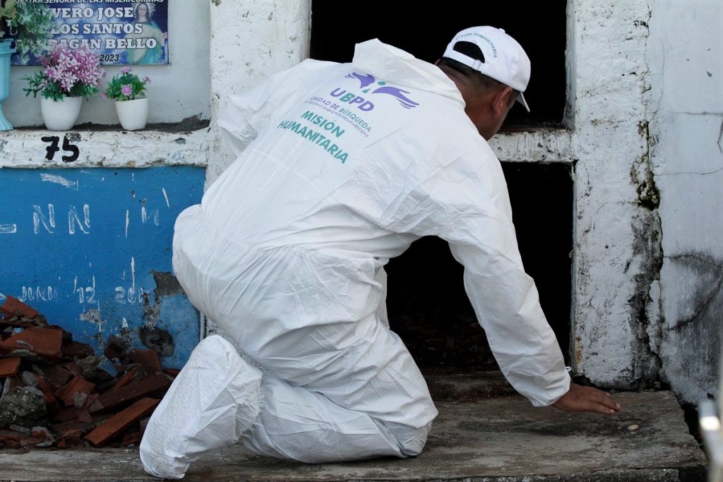 La Unidad de Búsqueda de Personas dadas por Desaparecidas (UBPD) realizará la segunda fase de intervención forense en el cementerio parroquial Nuestra Señora de las Misericordias, ubicado en el barrio Pueblo Nuevo del municipio de Caucasia, en Antioquia, que se extenderá hasta el próximo 26 de octubre.