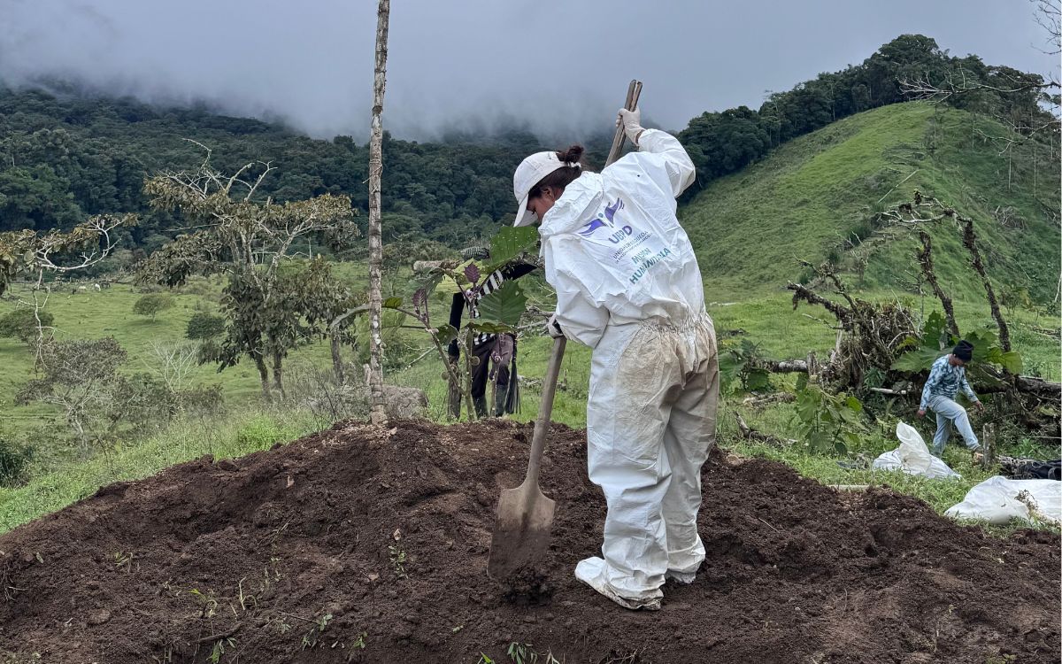 En una acción humanitaria de alta complejidad, la Unidad de Búsqueda de Personas dadas por Desaparecidas (UBPD) logró la exhumación y recuperación de cuatro cuerpos en la vereda Tasidó del municipio de Mutatá, en Antioquia. La acción se desarrolló en el marco del Plan Regional de Búsqueda del Sur de Urabá, que tiene como objetivo localizar a más de 1.000 personas desaparecidas en el contexto del conflicto armado en este territorio del país.