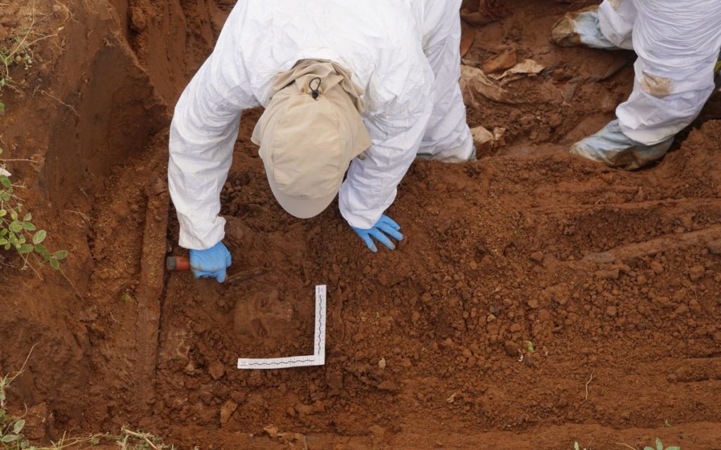 Desde afuera, el Cementerio Católico de Saravena, en Arauca, parece el mismo de siempre: un muro blanco, un portón de metal y los árboles que sombrean la entrada. Pero adentro, entre las lápidas antiguas y la tierra removida por la lluvia, un equipo forense de la Unidad de Búsqueda de Personas dadas por Desaparecidas (UBPD) avanza con cuidado en una búsqueda que, para muchas familias, ha significado años de espera.