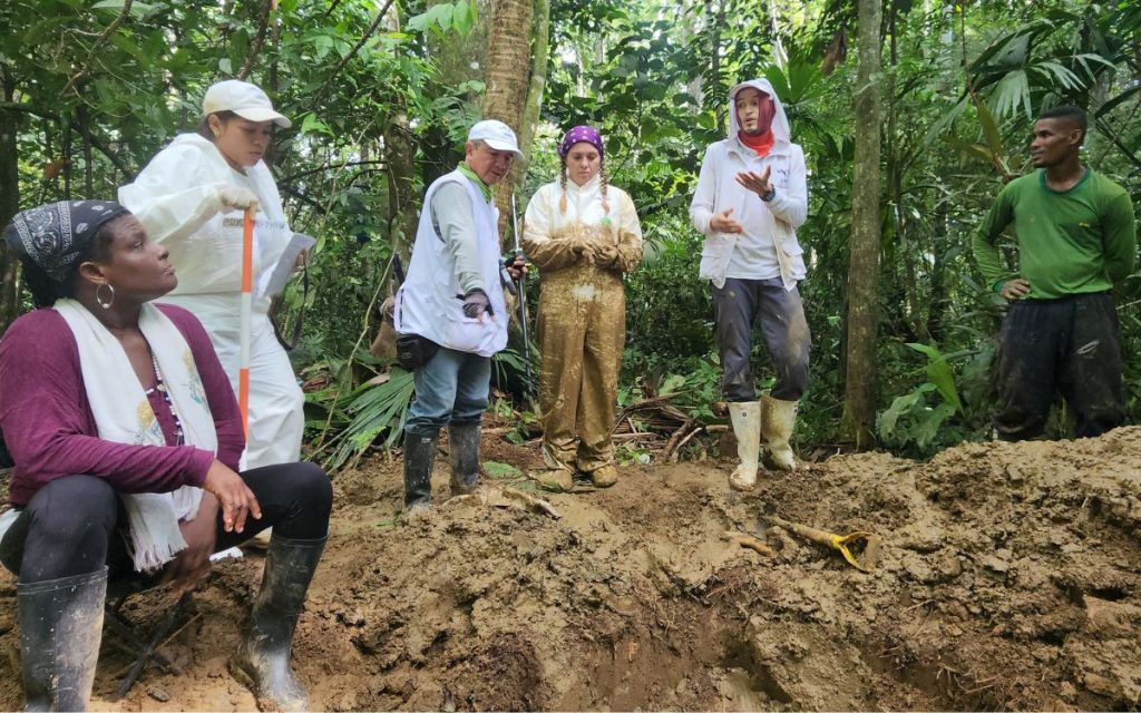 A finales de 2024 la entidad recibió un correo del Consejo Comunitario Los Manatíes, en el que los habitantes manifestaron conocer un sitio de interés forense para la búsqueda, donde presuntamente yacía el cuerpo de una persona desaparecida a causa del conflicto armado.