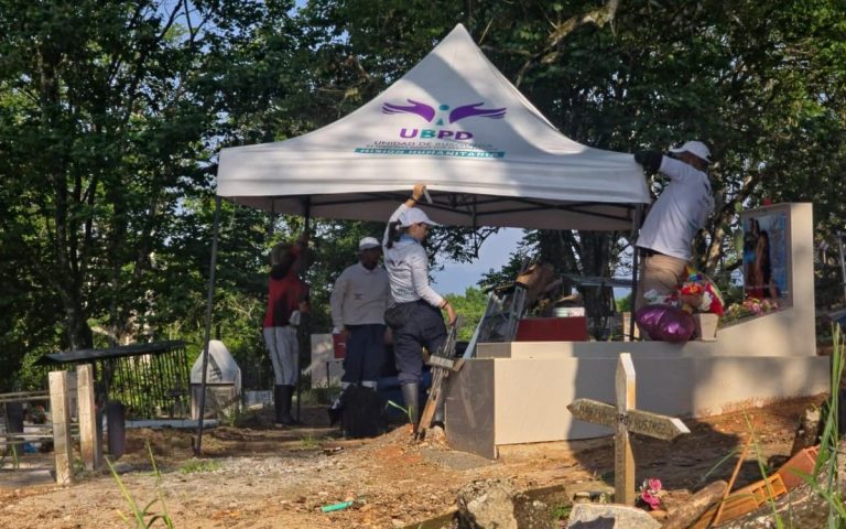 La Unidad de Búsqueda espera recuperar 23 cuerpos de personas desaparecidas en el cementerio de San Vicente del Caguán