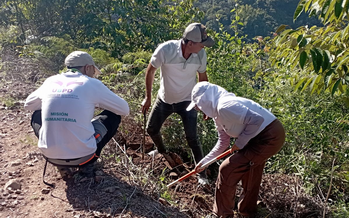 Con la frescura de la mañana, mientras la neblina aún cubría los caminos que circundan las montañas en el municipio de Pueblo Bello, en el Cesar, un equipo de investigación de la Unidad de Búsqueda de Personas dadas por Desaparecidas (UBPD) llegó a un punto señalado por la comunidad como lugar de interés forense. No era un lugar cualquiera, era necesario escalar varios kilómetros de pendiente, donde se creé están concentrados años de silencios, historias de vidas truncadas, recuerdos fragmentados y la esperanza persistente de quienes siguen esperando encontrar a sus seres queridos.