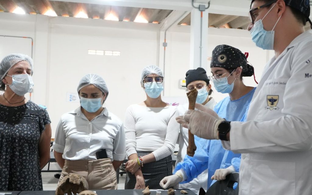 Los Centros Integrales de Abordaje Forense e Identificación son una estrategia de la Unidad de Búsqueda en articulación con el Instituto Nacional de Medicina Legal y Ciencias Forenses. En estos espacios, equipos interdisciplinarios —entre los que se destacan médicos, odontólogos, antropólogos y auxiliares forenses— analizan los cuerpos recuperados en los territorios para avanzar en su identificación.