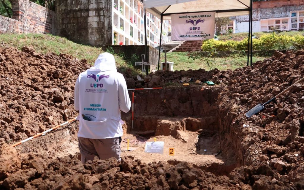 Luego de cuatro fases de investigación forense, en las que se abordaron seis sitios de interés para la UBPD dentro del Cementerio Municipal de Toledo, culmina la intervención.