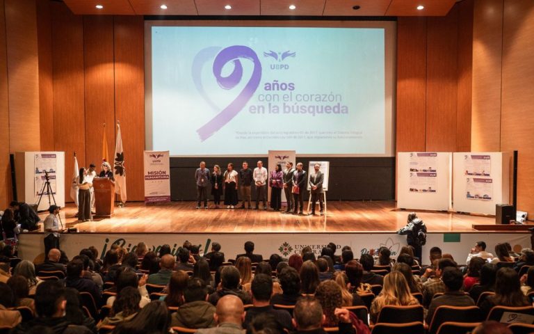 Con el corazón en la búsqueda: así se conmemoraron los nueve años de la UBPD