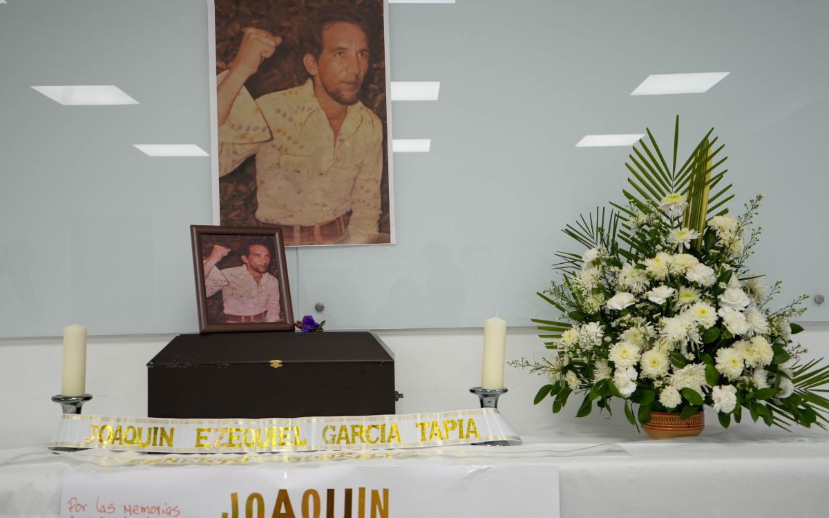 La entrega digna de Joaquín en Bogotá, un acto contra el olvido