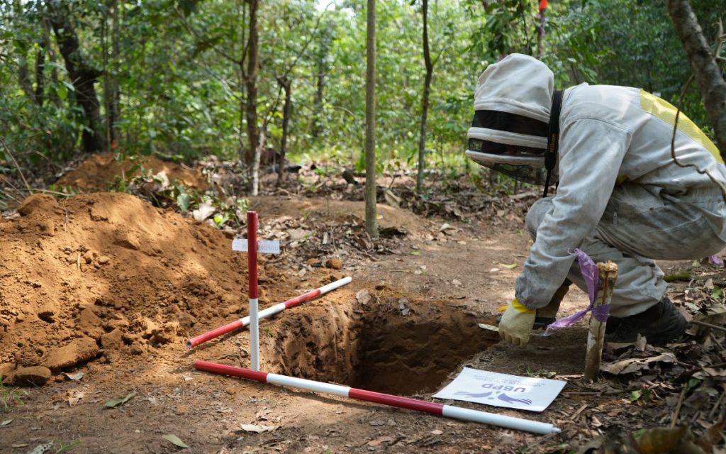 Por segunda vez, la Unidad de Búsqueda intervino el predio de la finca Santa Lucía, en el municipio de San Carlos de Guaroa, con el objetivo de hallar el cuerpo de José Antonio, desaparecido desde el 2002.