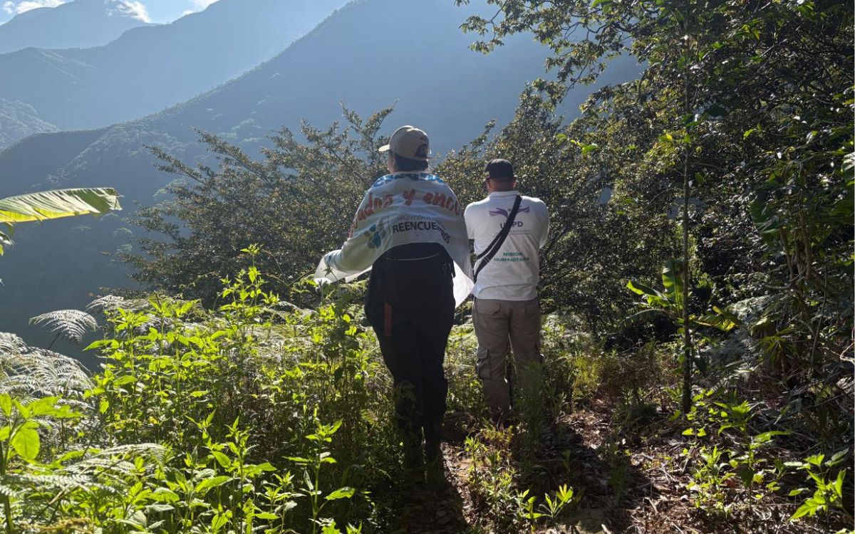 Esta acción humanitaria se realizó con el apoyo de la Corporación Humanitaria Reencuentros y permitió la recuperación del cuerpo de una persona dada por desaparecida.