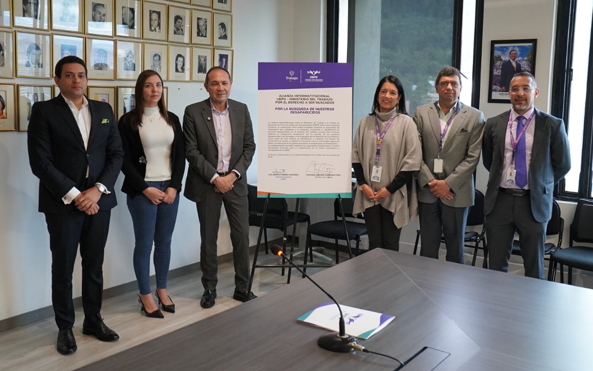 Imagen de la noticia El Estado fortalece su búsqueda con una alianza histórica entre el Ministerio del Trabajo y la UBPD