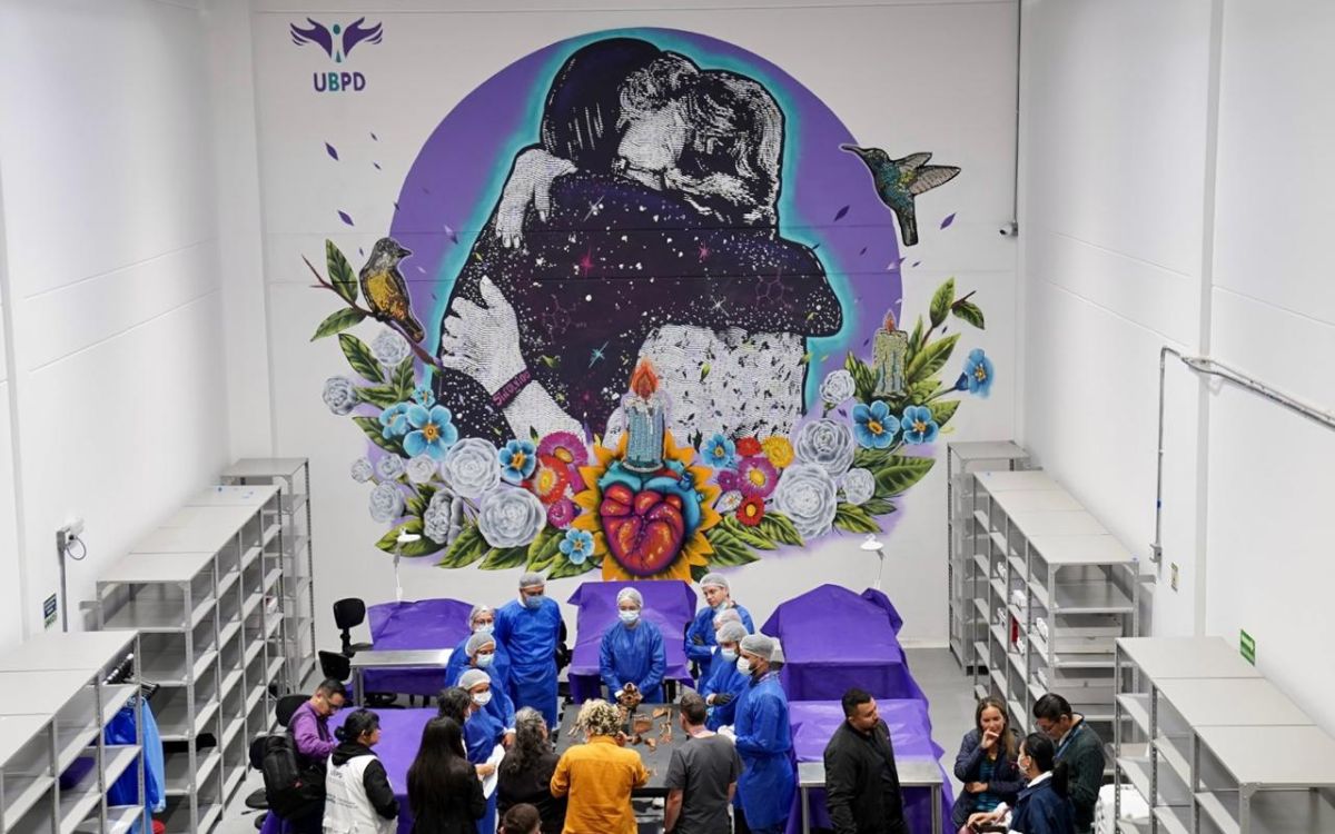 El nuevo Centro de Abordaje de la Unidad de Búsqueda en Bogotá cuenta con un lugar para honrar a las personas desaparecidas