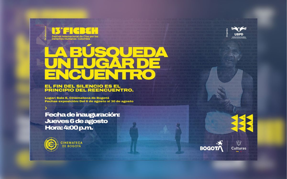 Imagen de la noticia ‘La búsqueda: un lugar de encuentro’, la exposición de la Unidad de Búsqueda que llega a la Cinemateca de Bogotá