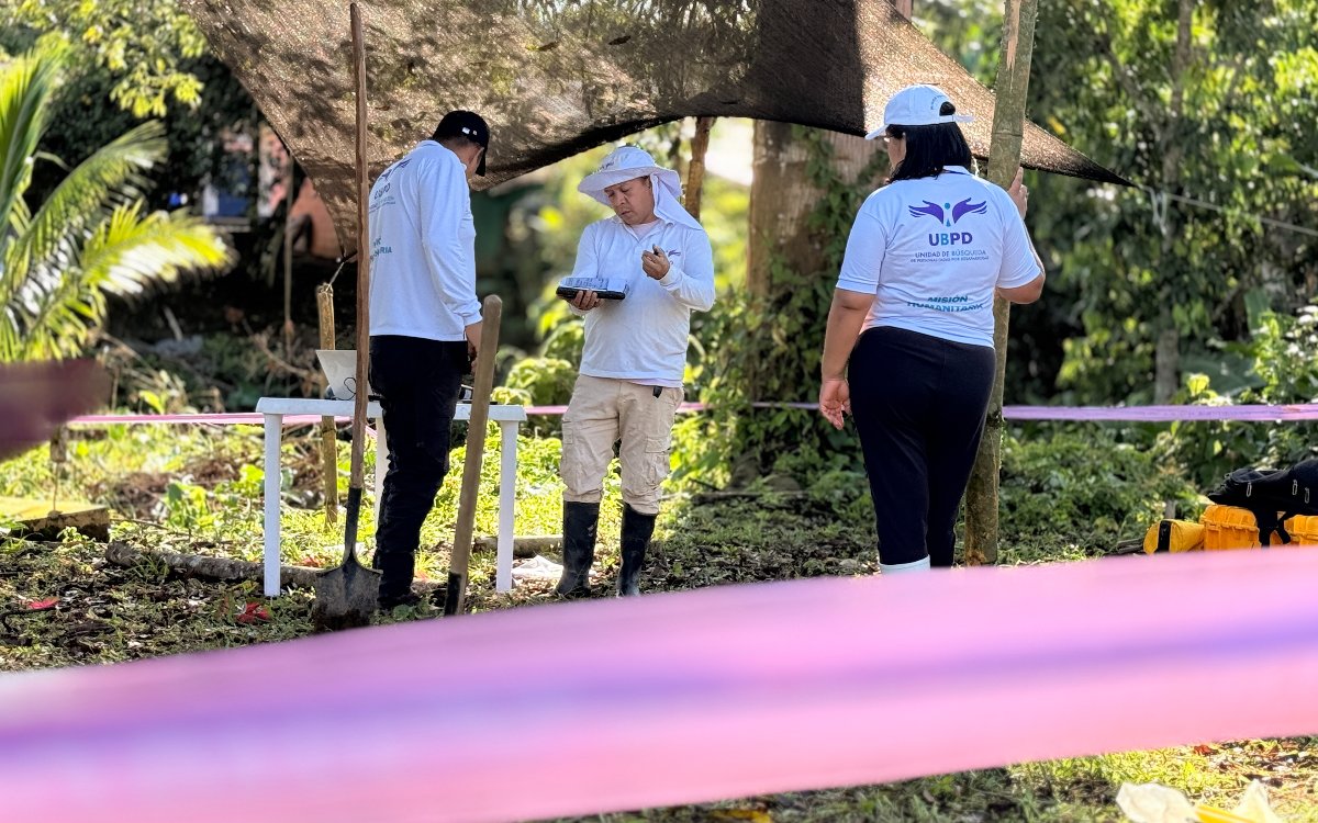 Imagen de la noticia La Unidad de Búsqueda recupera cuatro cuerpos encontrados por la comunidad en el río Guamuez, en Putumayo