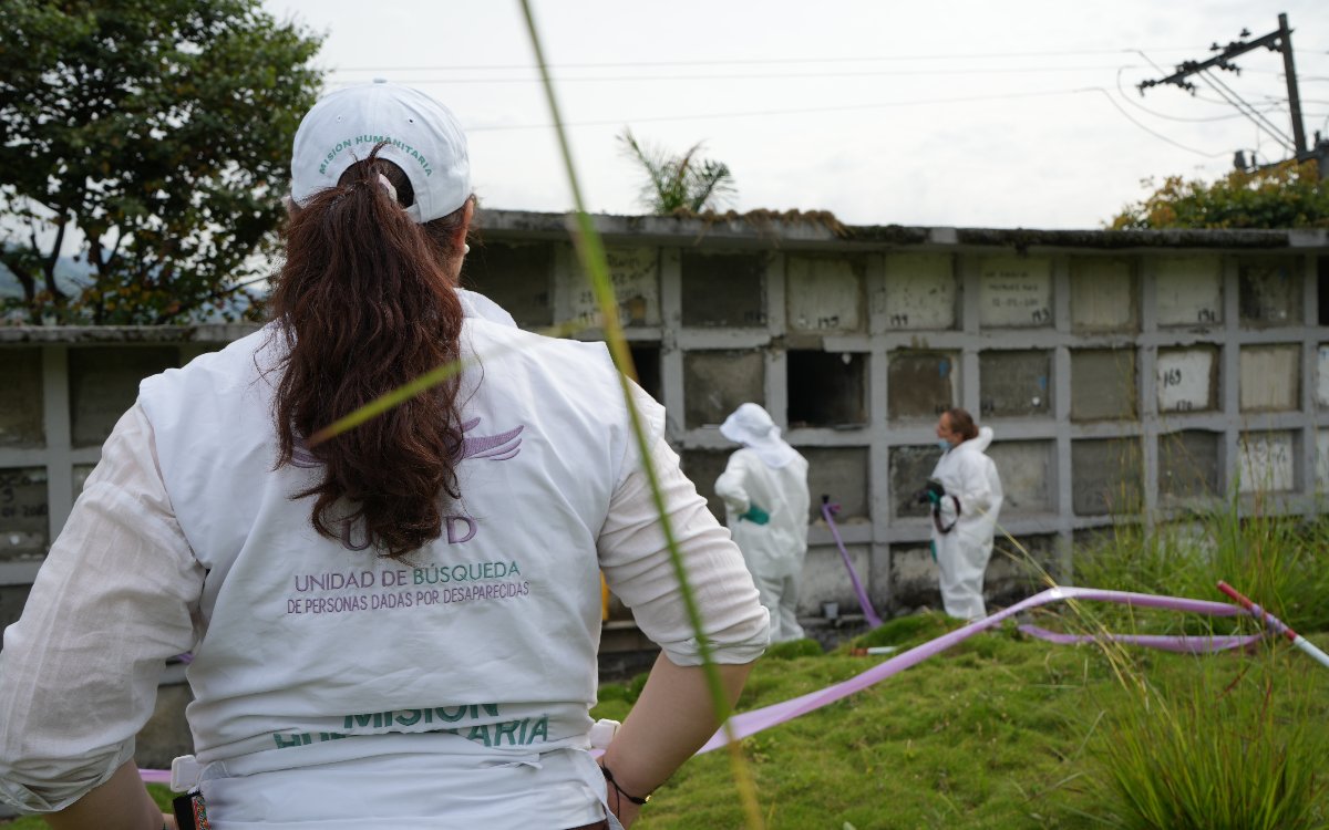 Imagen de la noticia Se realiza la primera intervención humanitaria de la UBPD en el Cementerio San Camilo de Pereira